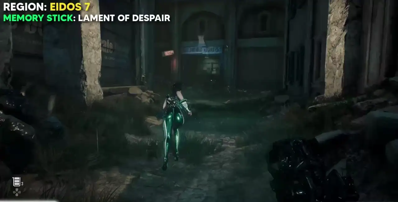 Stellar Blade Eidos 7 memory stick location screenshot