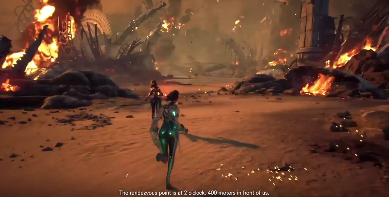 Stellar Blade Eidos 7 collectible route screenshot